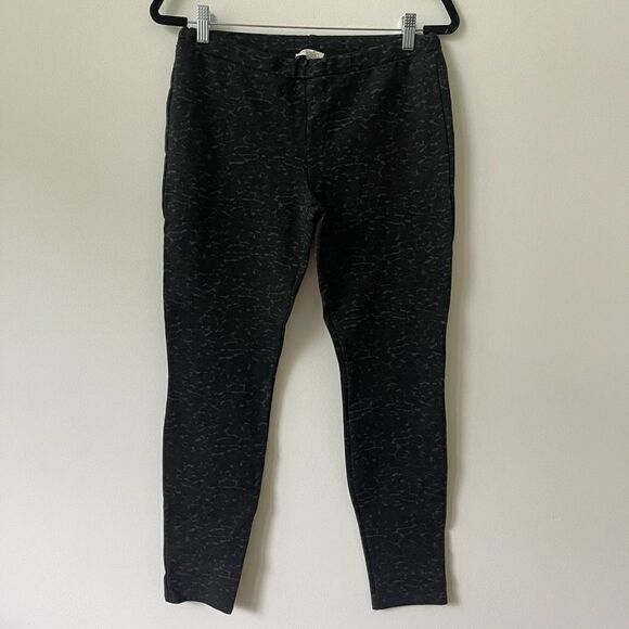 Joie Women's High Rise Elastic Waist Black / Gray Abstract Print Leggings Size L - Picture 1 of 5